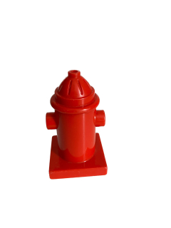Lego Duplo hydrant červený